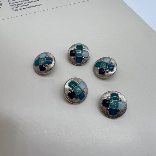 Пуговицы металлические в стиле Шанель