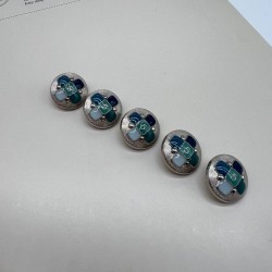 Пуговицы металлические в стиле Шанель