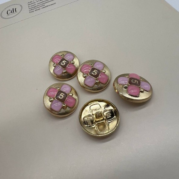 Пуговицы металлические в стиле Шанель