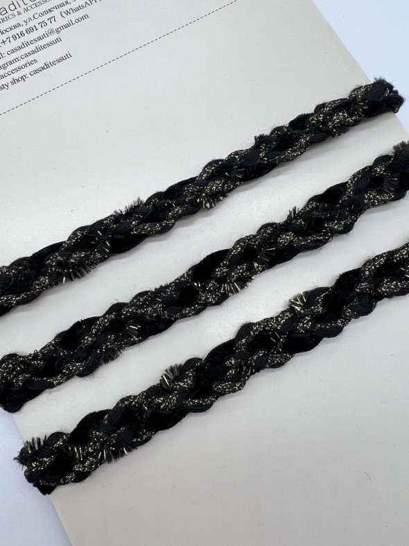 Тесьма плетеная Шанель  1.5 см