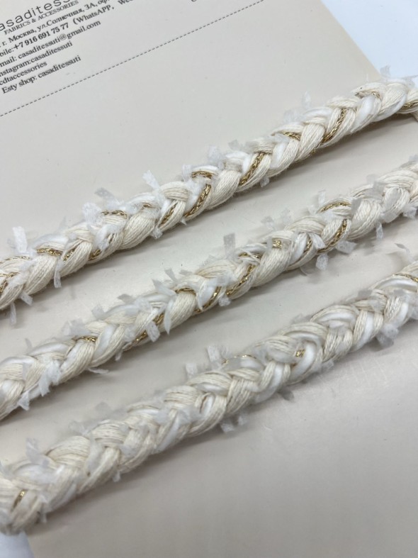 Тесьма плетеная Шанель  1.5 см