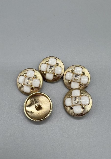 Пуговицы металлические в стиле Шанель, 23 мм