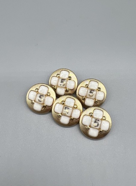 Пуговицы металлические в стиле Шанель, 23 мм