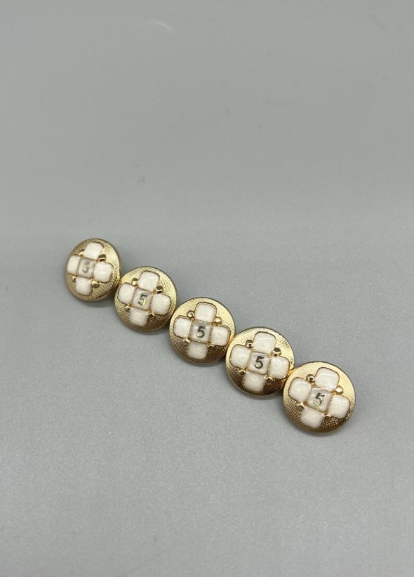 Пуговицы металлические в стиле Шанель, 18мм
