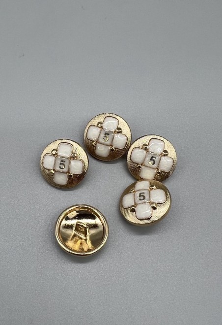 Пуговицы металлические в стиле Шанель, 18мм
