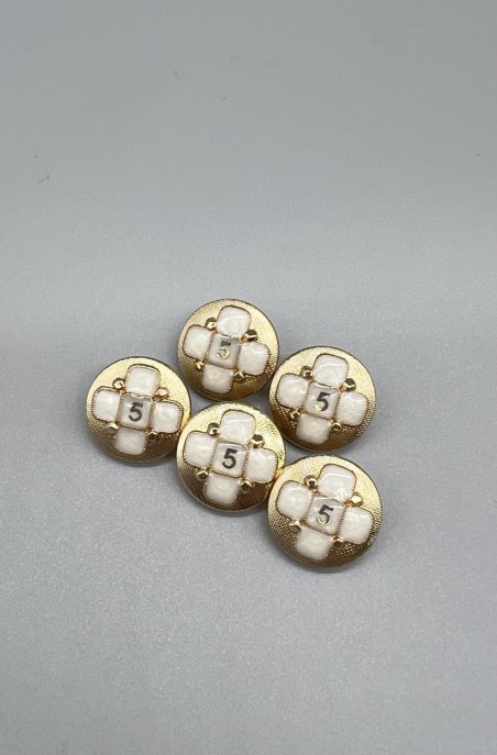 Пуговицы металлические в стиле Шанель, 18мм