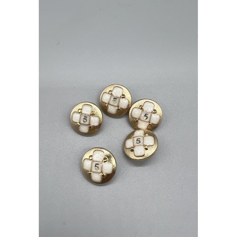 Пуговицы металлические в стиле Шанель, 18мм