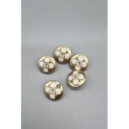 Пуговицы металлические в стиле Шанель, 18мм