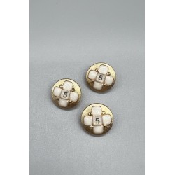 Пуговицы металлические в стиле Шанель, 18мм