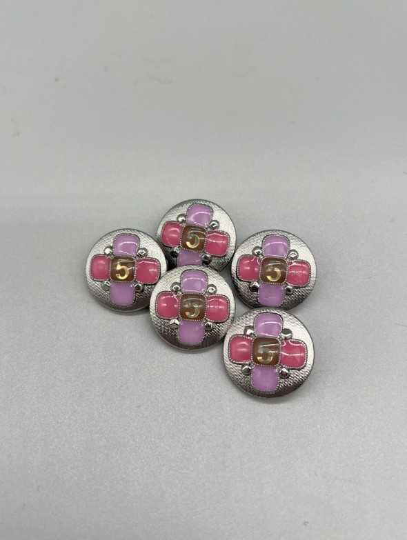 Пуговицы металлические в стиле Шанель, 23мм