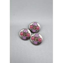 Пуговицы металлические в стиле Шанель, 23мм