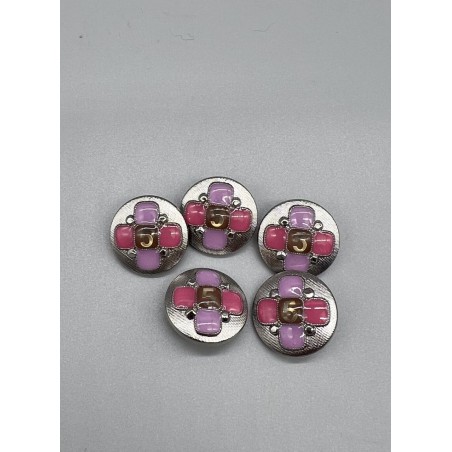 Пуговицы металлические в стиле Шанель, 23мм