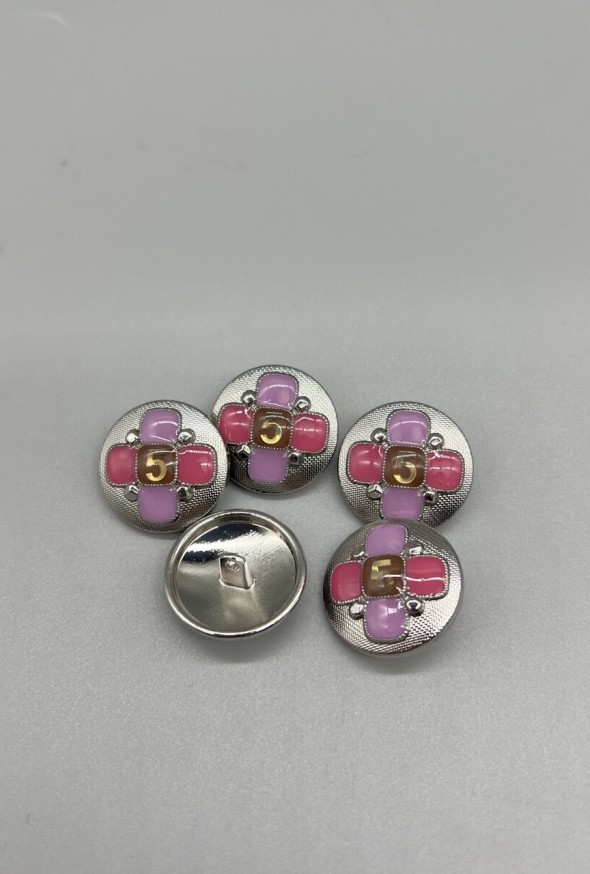 Пуговицы металлические в стиле Шанель, 23мм