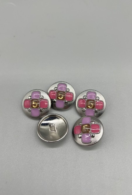 Пуговицы металлические в стиле Шанель, 23мм