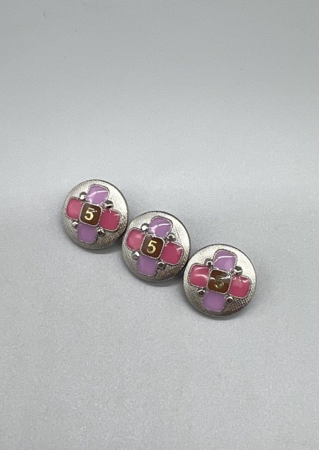 Пуговицы металлические в стиле Шанель, 18мм