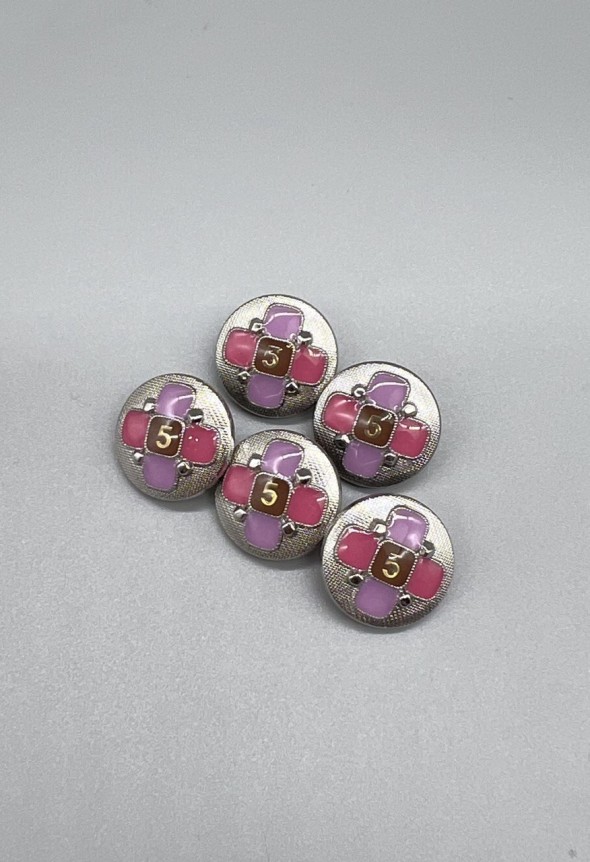 Пуговицы металлические в стиле Шанель, 18мм