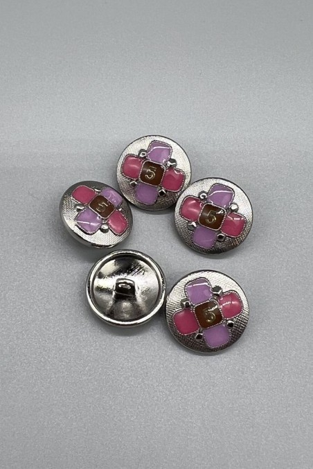 Пуговицы металлические в стиле Шанель, 18мм