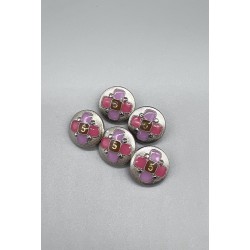 Пуговицы металлические в стиле Шанель, 18мм