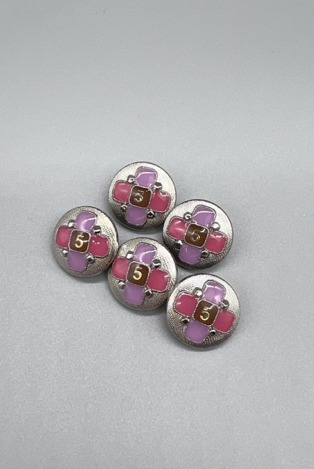 Пуговицы металлические в стиле Шанель, 18мм