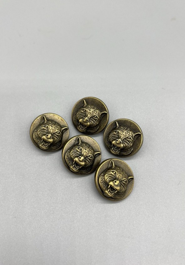 Пуговицы с тиграми, 23 мм
