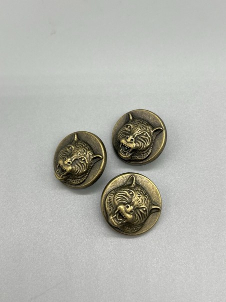 Пуговицы с тиграми, 23 мм
