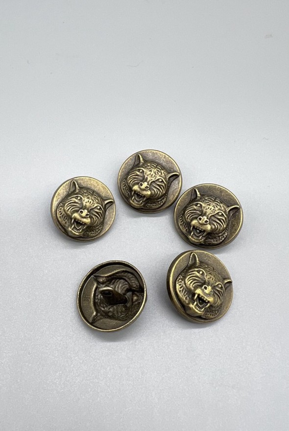 Пуговицы с тиграми, 23 мм