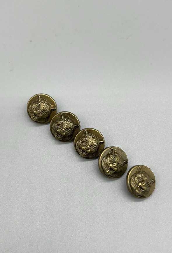 Пуговицы с тиграми, 18 мм