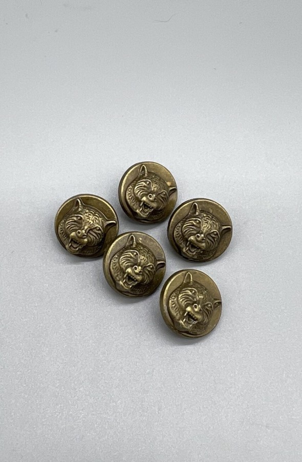 Пуговицы с тиграми, 18 мм