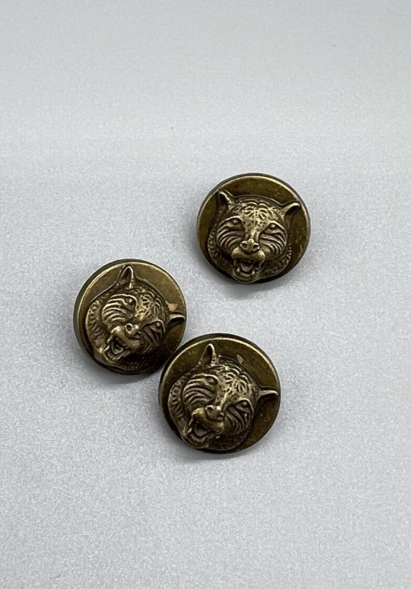 Пуговицы с тиграми, 18 мм