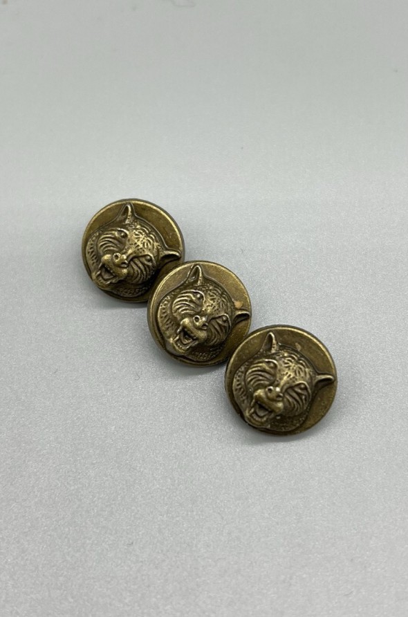 Пуговицы с тиграми, 18 мм