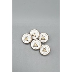 Пуговицы с мухами, 18 мм