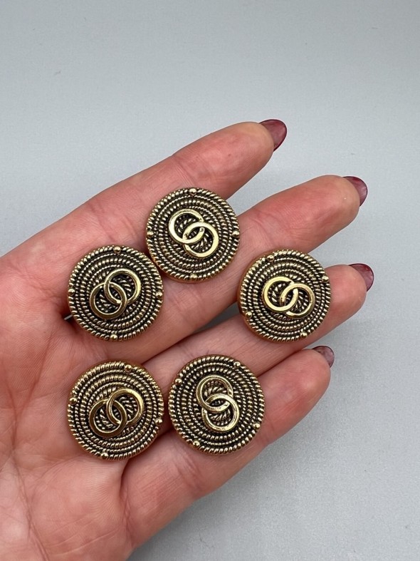 Пуговицы с кольцами, 23 мм