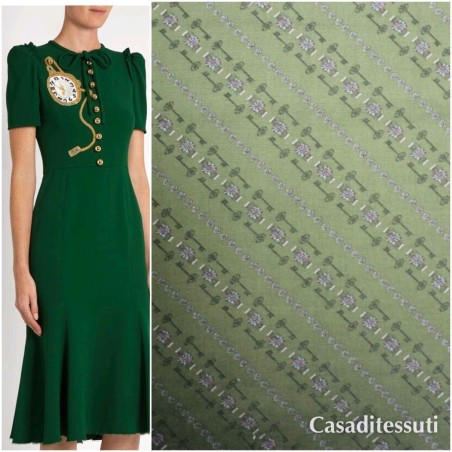 Жаккард хлопковый с диагональным рисунком ключи