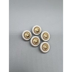 Пуговицы с буквой D, 17 мм