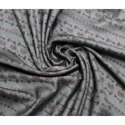 Жаккард хлопковый с диагональным рисунком ключи