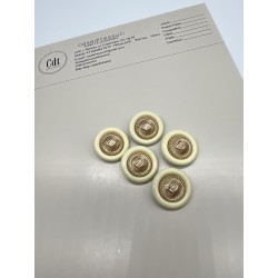 Пуговицы с буквой D, 22 мм