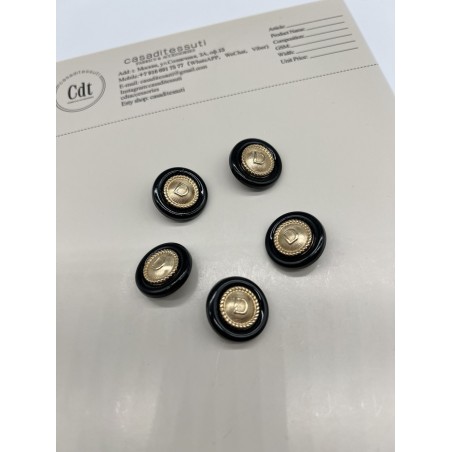 Пуговицы с буквой D, 22 мм