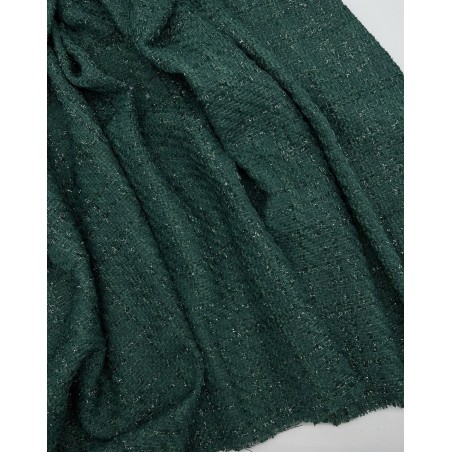 Ткань твид с блестящей нитью в тон