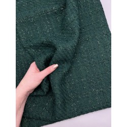 Ткань твид с блестящей нитью в тон
