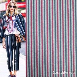 Ткань костюмная в полоску