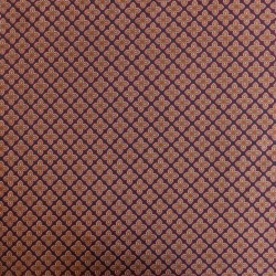 Плательный хлопок с принтом на синем фоне