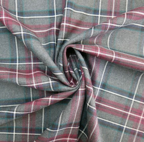 Костюмная ткань в клетку