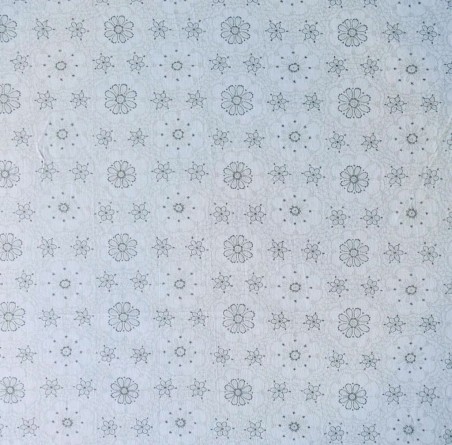 Хлопок с деликатным цветочным принтом
