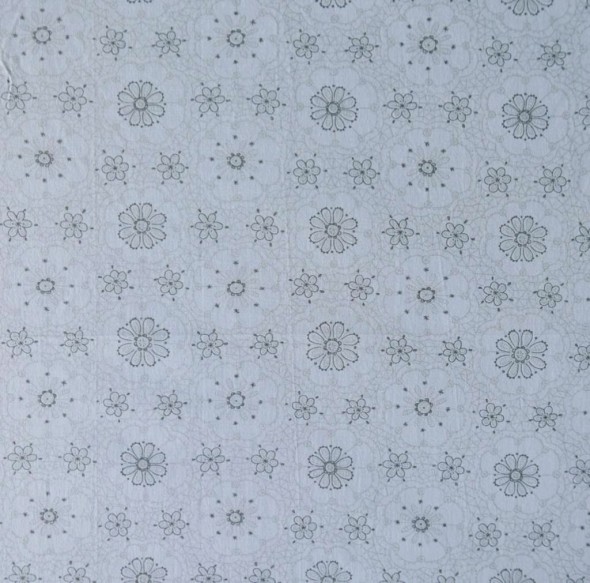 Хлопок с деликатным цветочным принтом