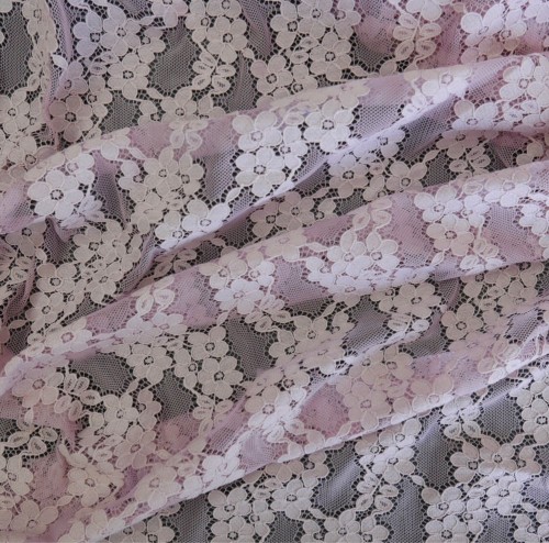 Кружево цветочное с хлопком
