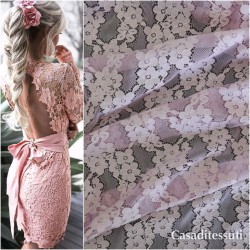 Кружево цветочное с хлопком