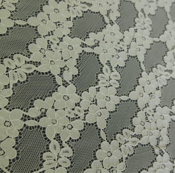 Кружево цветочное с хлопком