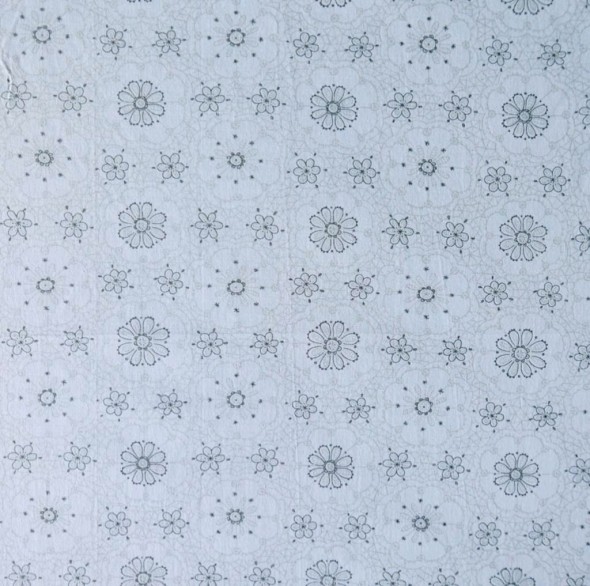 Хлопок с деликатным цветочным принтом