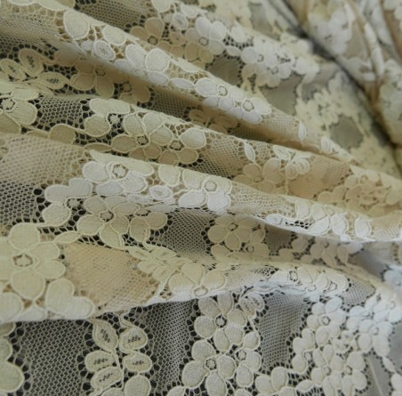 Кружево цветочное с хлопком