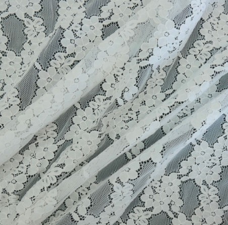 Кружево цветочное с хлопком